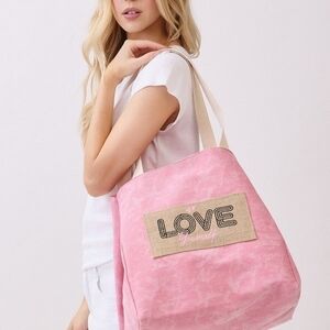 Love Blush Pink Tote Bag